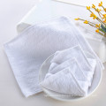 Hot sell wholesale Kindergarten pure cotton children's square towel white small towel 20*20cm household 0 with Lanyard 3pcs